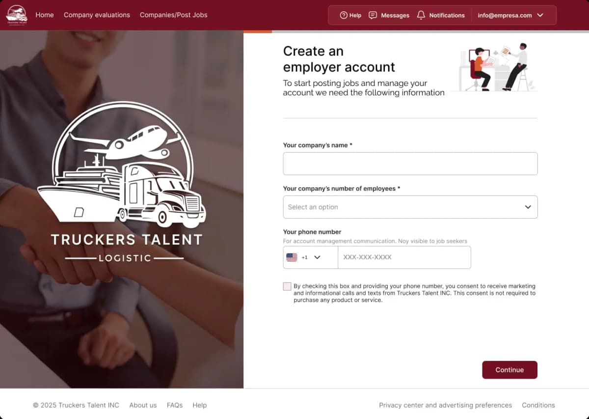 Create Company Profile